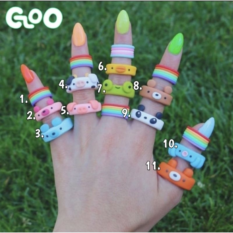 Clay Ring | Animal Zoo | Costum