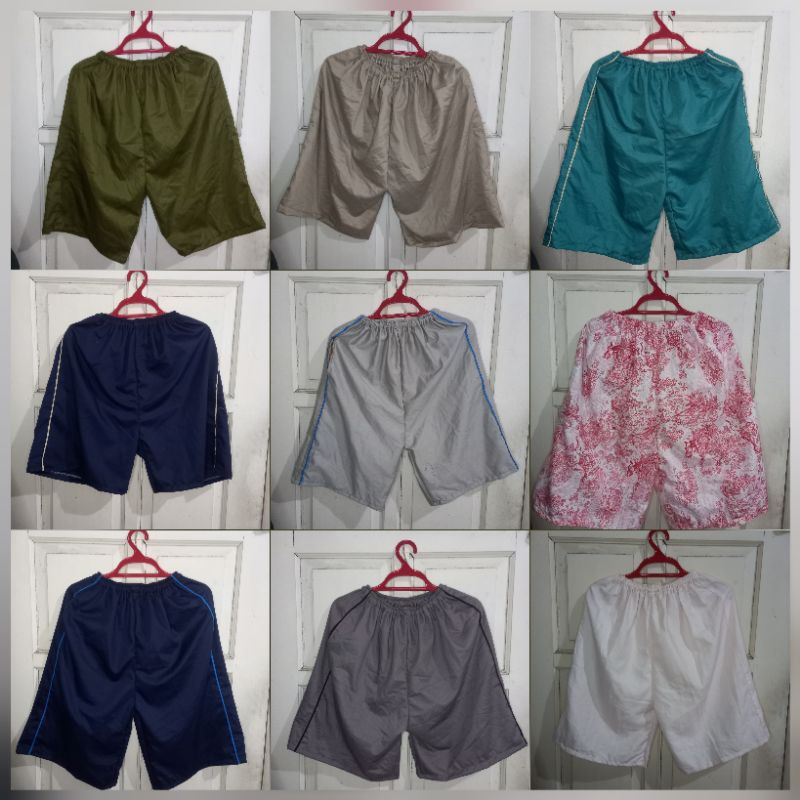 CELANA PENDEK KOLOR HARIAN KONVEKSIAN PRIA WANITA GROSIR MURAH BANDUNG