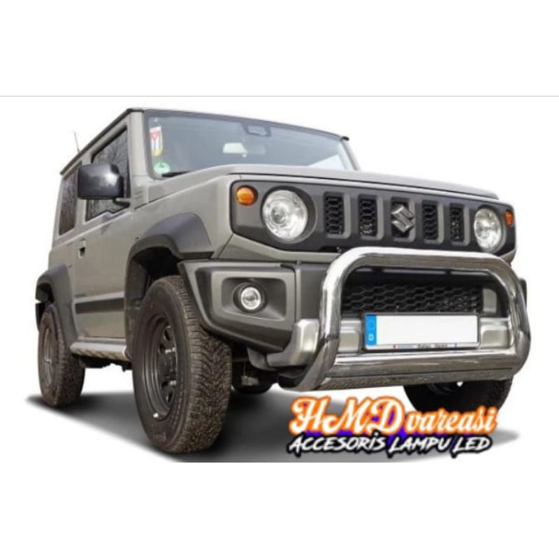 TANDUK BEMPER DEPAN SUZUKI JIMNY JB74 2019-2023 WARNA CHROME