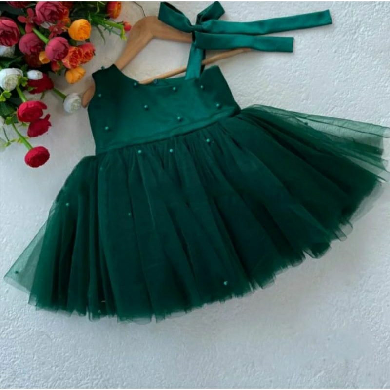 gaun natal, gaun pesta, dress anak perempuan