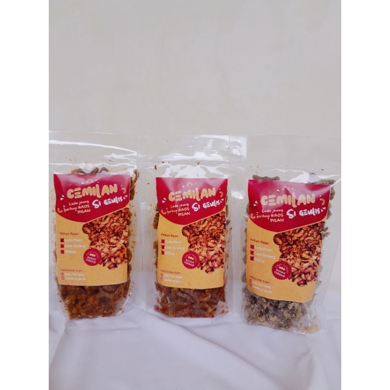 

keripik Usus Pedas Sedang Original daun jeruk