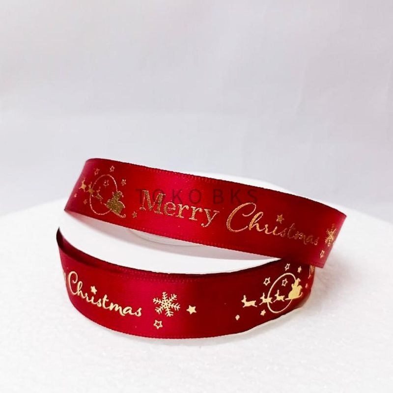 

pita satin Christmas 2cm 25 yard