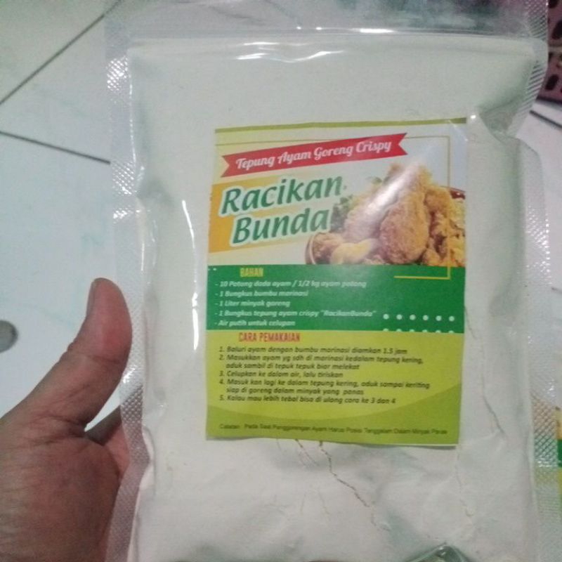 

Tepung ayam goreng crispy Racikan bunda