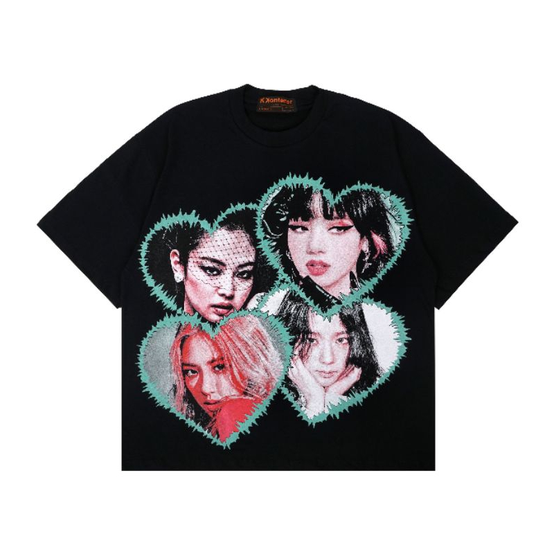 OVERSIZE TSHIRT KAOS OVERSIZE BLACKPINK BLACK