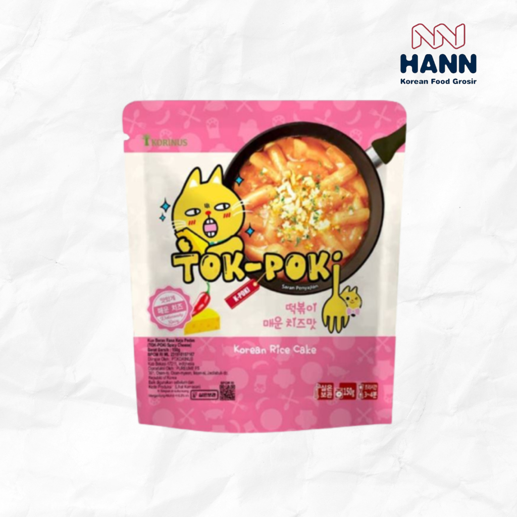 

Korinus Tok-Pokki Spicy Cheese - Tteokbokki Instan
