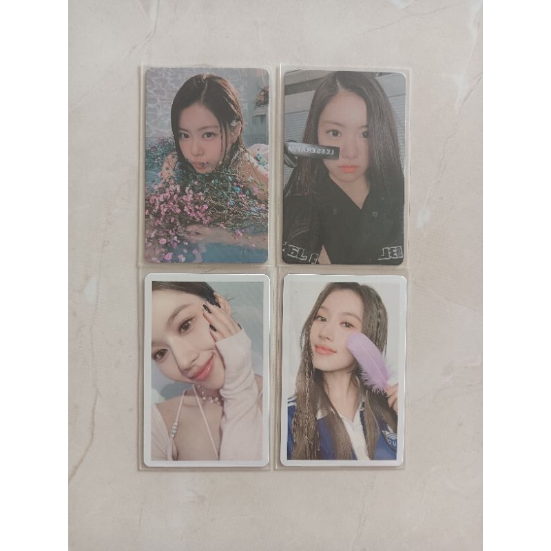 [ take all only ] le sserafim kim garam mermaid blue chypre black petrol fearless pc photocard offic