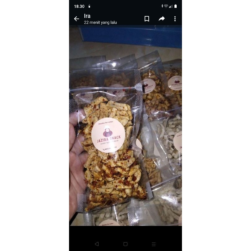 

Basreng Kering Pedas 160 gram