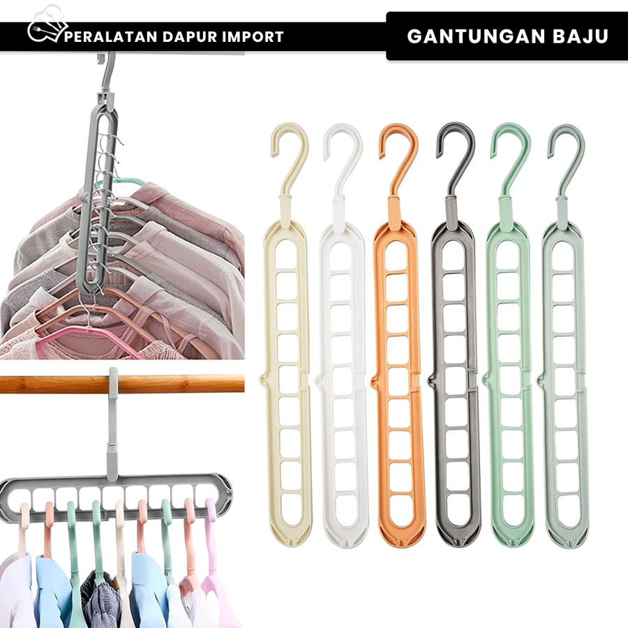Gantungan Baju Magic hanger Lemari Organizer Ajaib