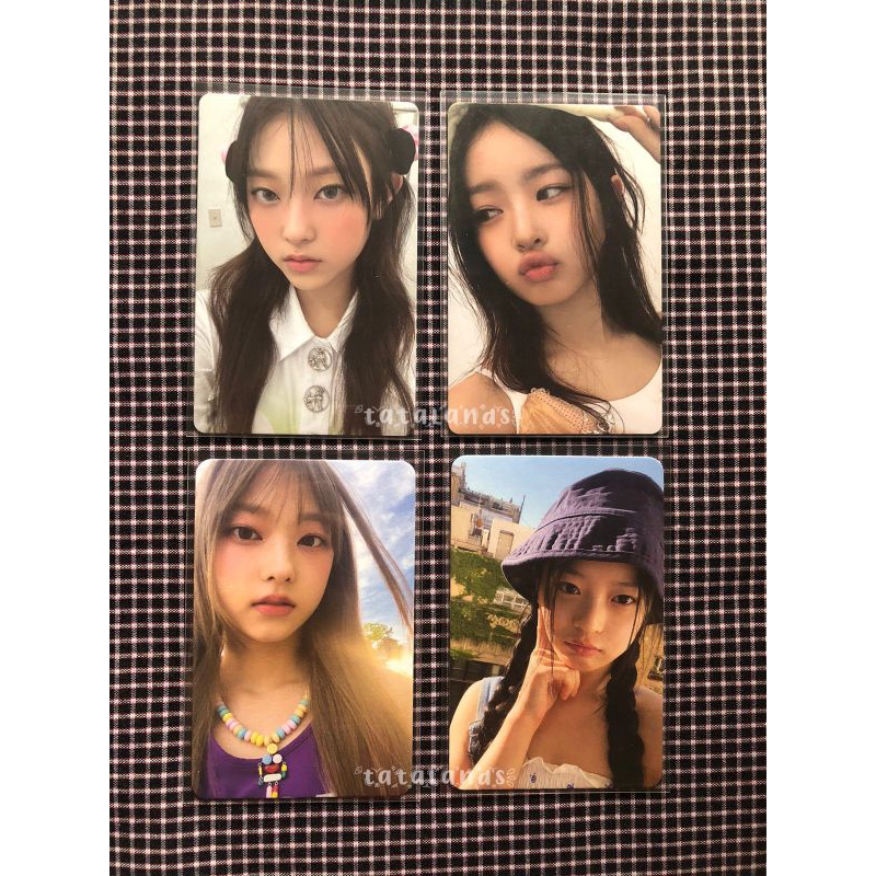 photocard Newjeans official hanni bucket weverse bunny beach bag noot noot pout haerin cimol weverse