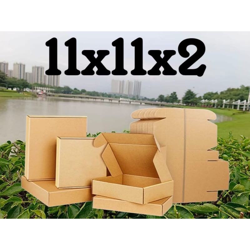 

kardus kotak pizza uk 11x11x2...Die cut