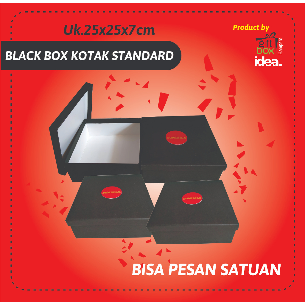 

Box Souvenir/Box Kado/Box Hantaran/Box Hitam Costum Premium
