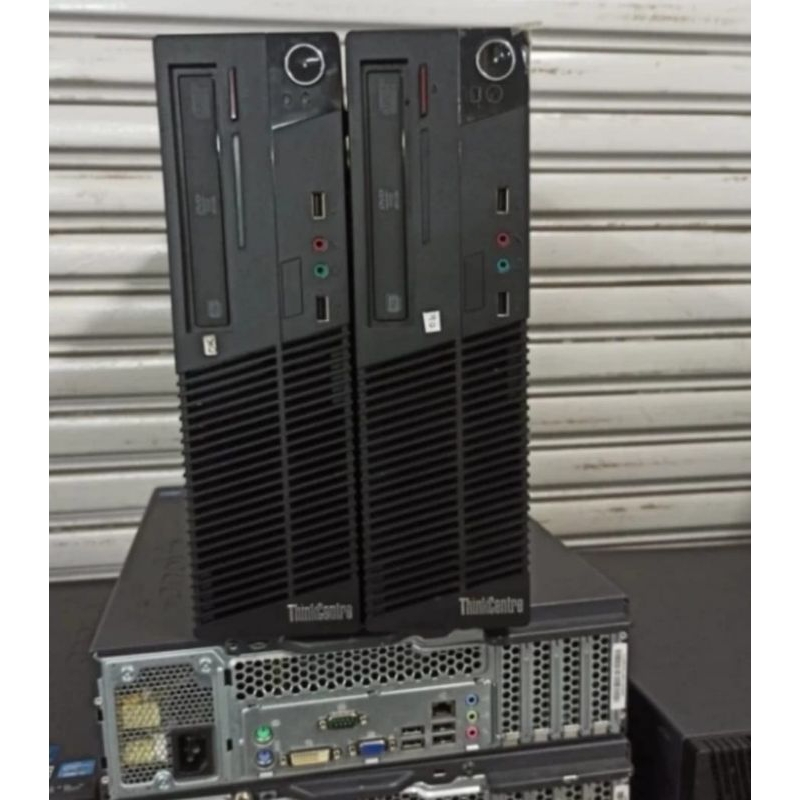 paketan pc siap pakai cpu lenovo core i3 2100 ram 4 gb hdd 500 / monitor 19 inch lcd bonus mos kybor