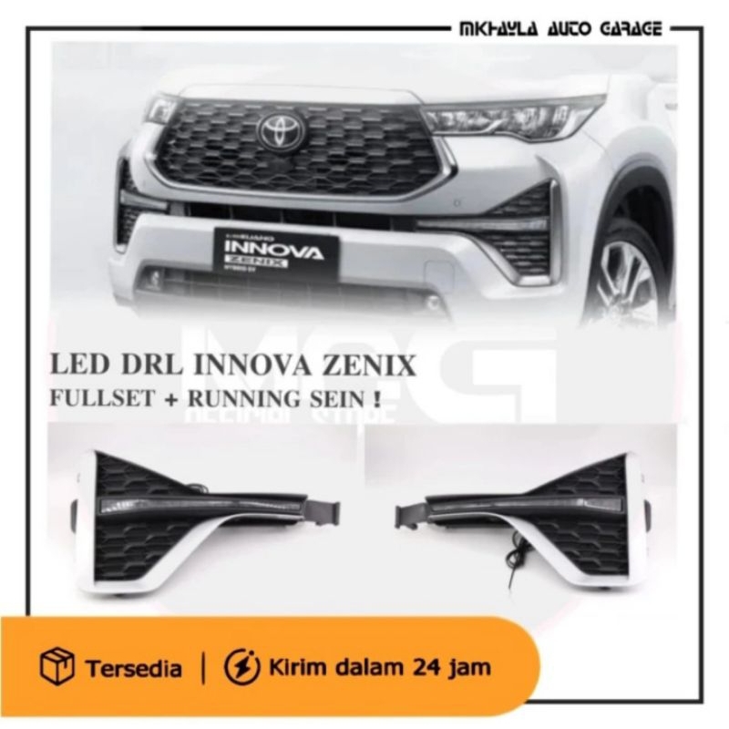 Lampu Led DRL Innova Zenix Fullset DRL + Sein Runn