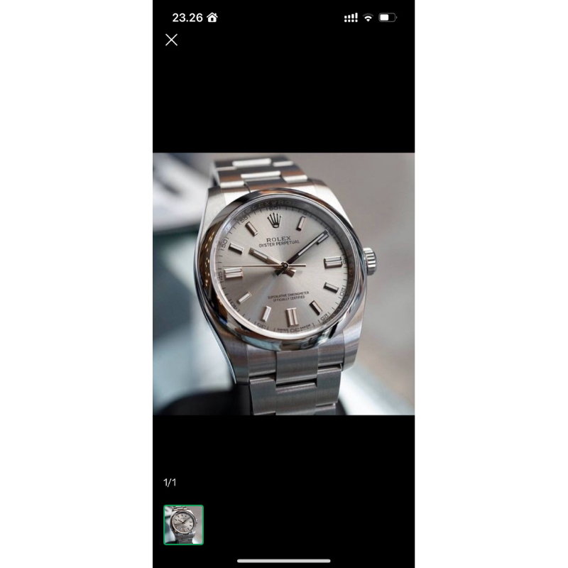 LUXURY RLX SILVER DIAL 124300 OYSTER PERPETUAL 31MM SWISS CLONE 1:1 - 31MM