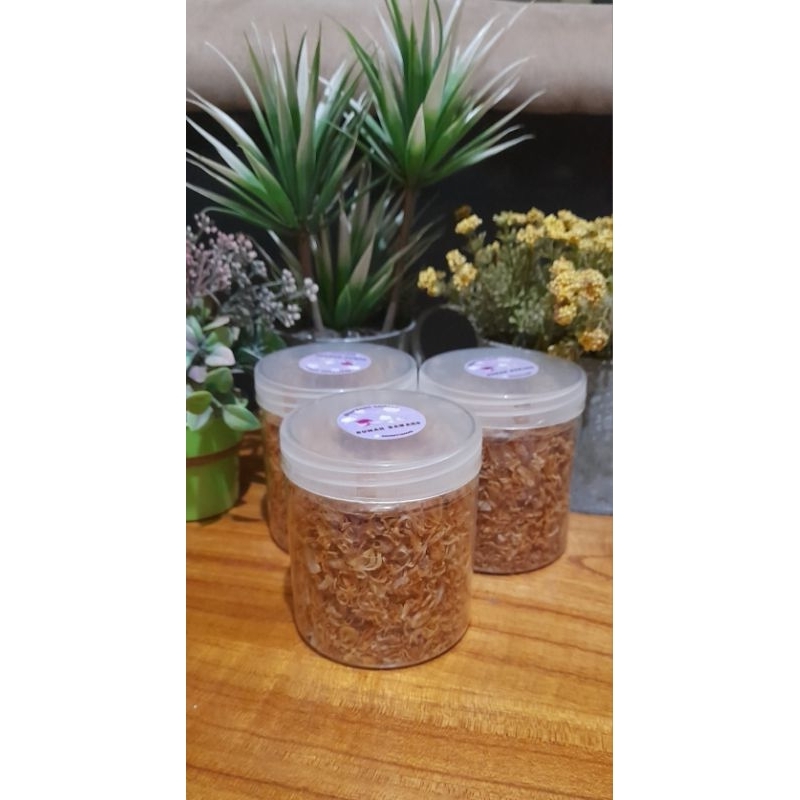 

Bawang Merah Goreng Premium kemasan toples, original lezat dan kriuk