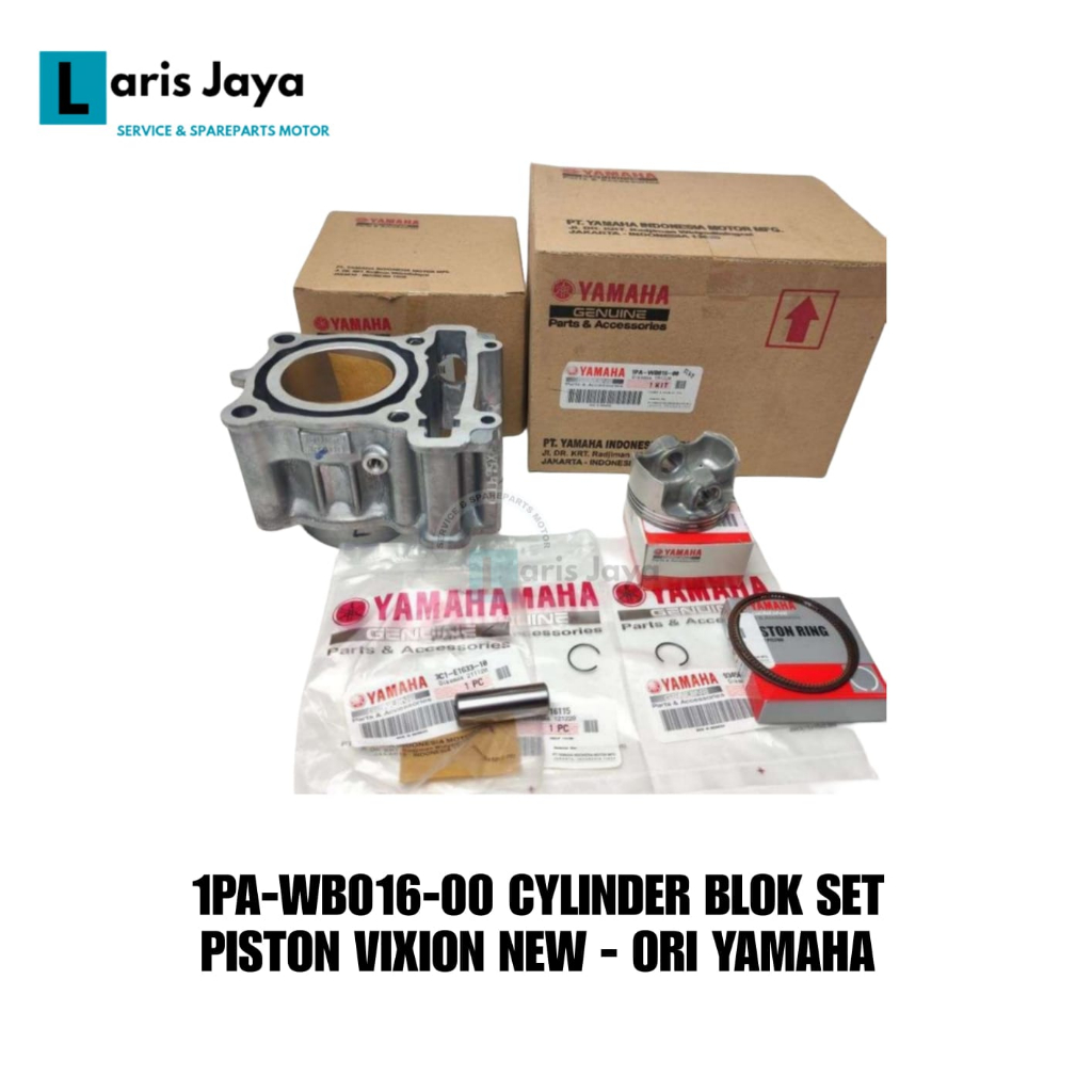 1PA-WB016-00 CYLINDER BLOK SEHER SET / BORING VIXION NEW - ORI YAMAHA