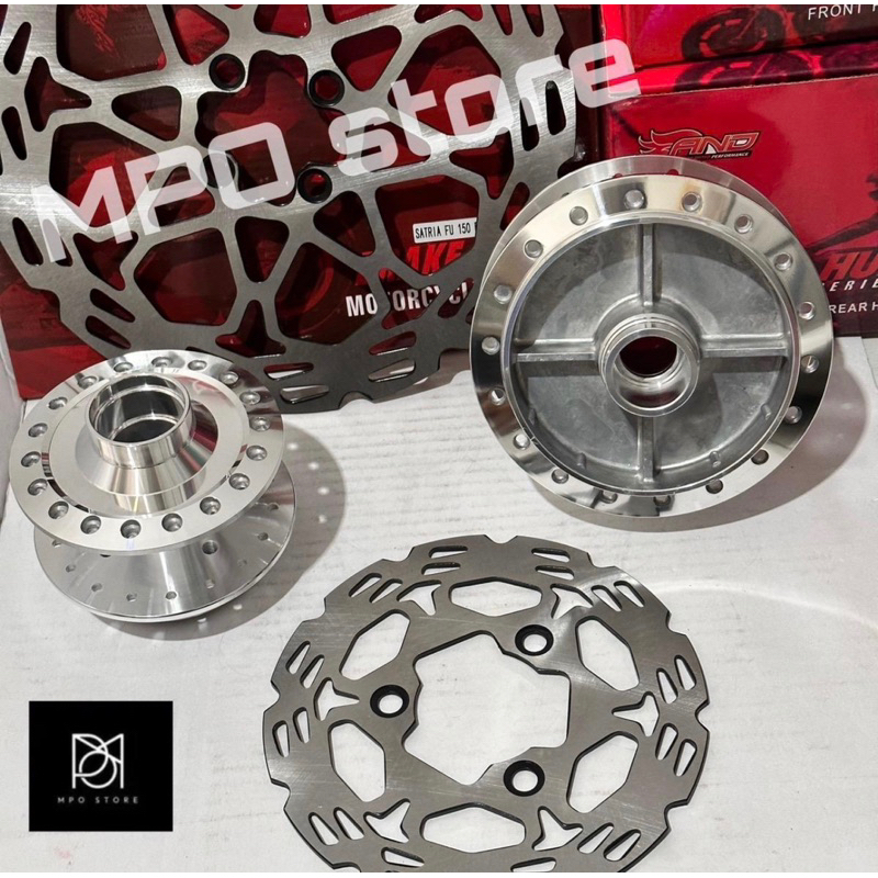 Tromol satria FU karbu / Injeksi sepasang chrome tinggal pasang