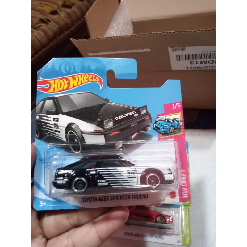HOTWHEELS SC TOYOTA AE86 SPRINTER TRUENO HITAM