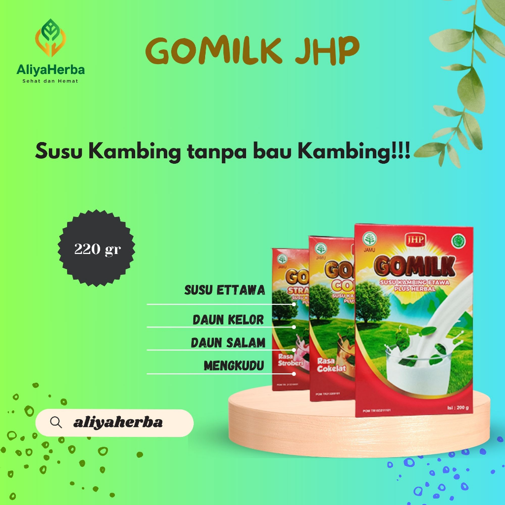 

GOMILK SUSU KAMBING ETAWA PLUS HERBAL