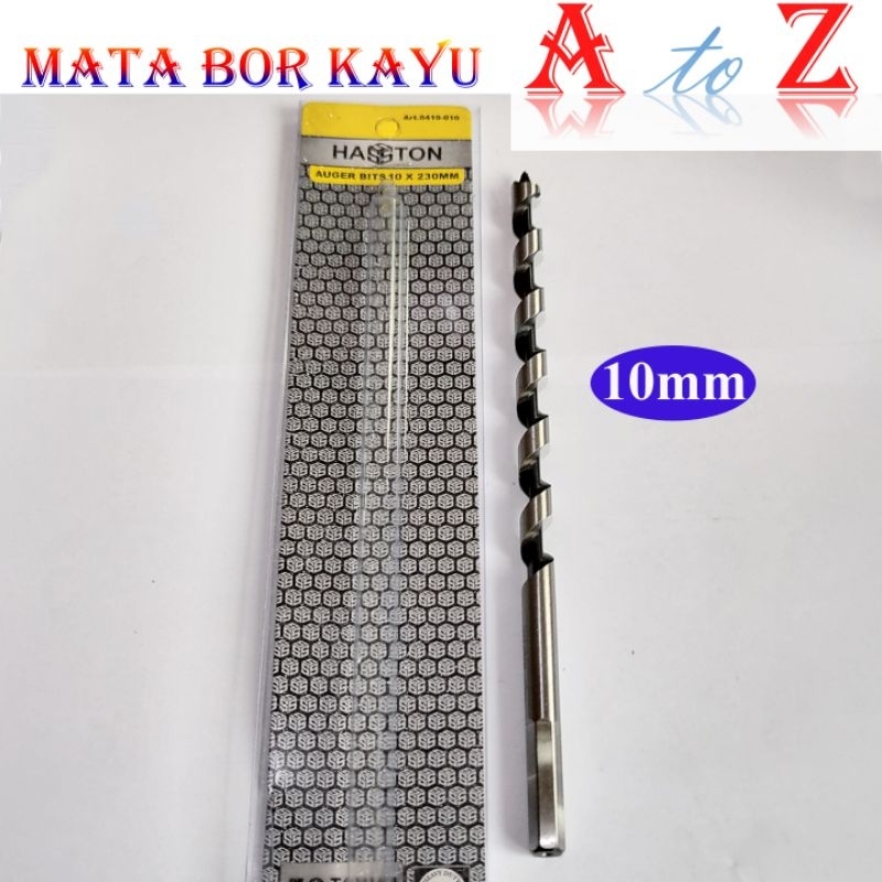mata bor kayu 10mm x 230mm/ 1mm panjang 230 mm