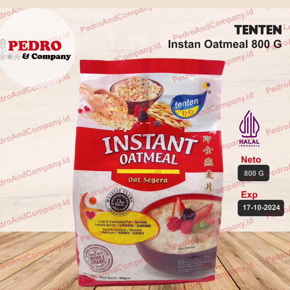 

Tenten instant oatmeal oat segera 800 gr