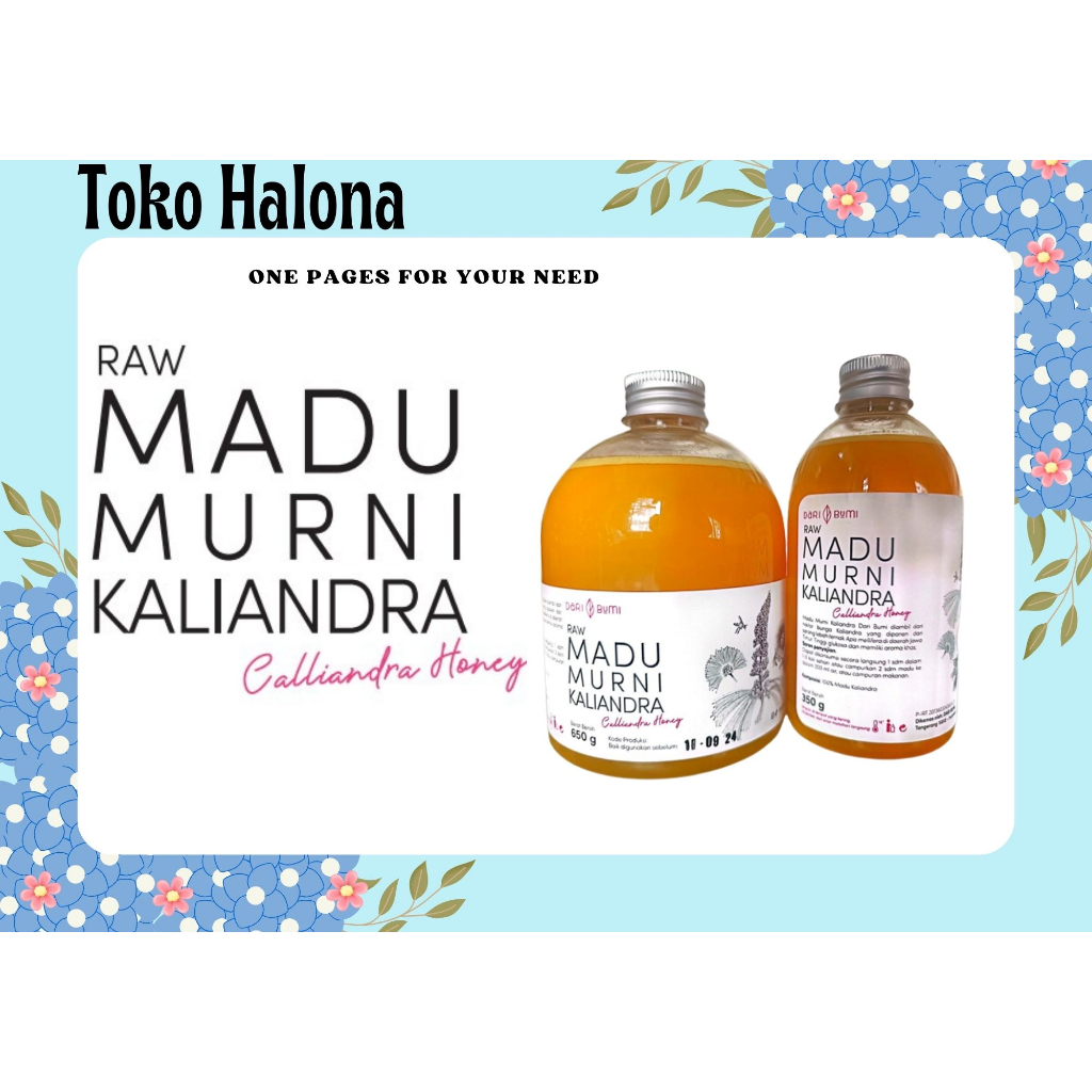 

Madu Murni Kaliandra 650 gr Asli Dari Bumi