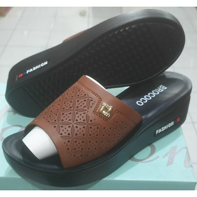 SANDAL WEDGES IMPORT BROCOCO 21137 SIZE 36-40