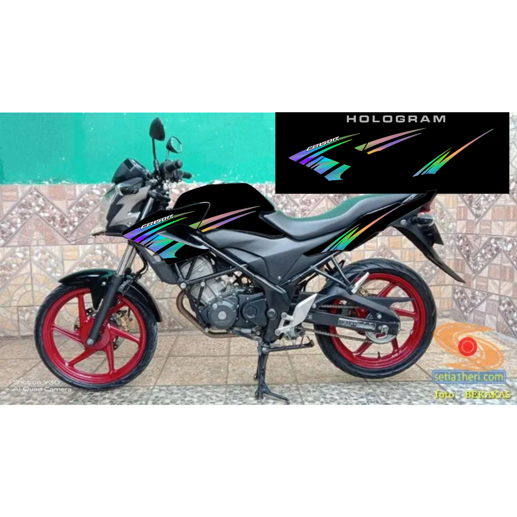 cutting sticker honda cb150 r old hologram minimalis