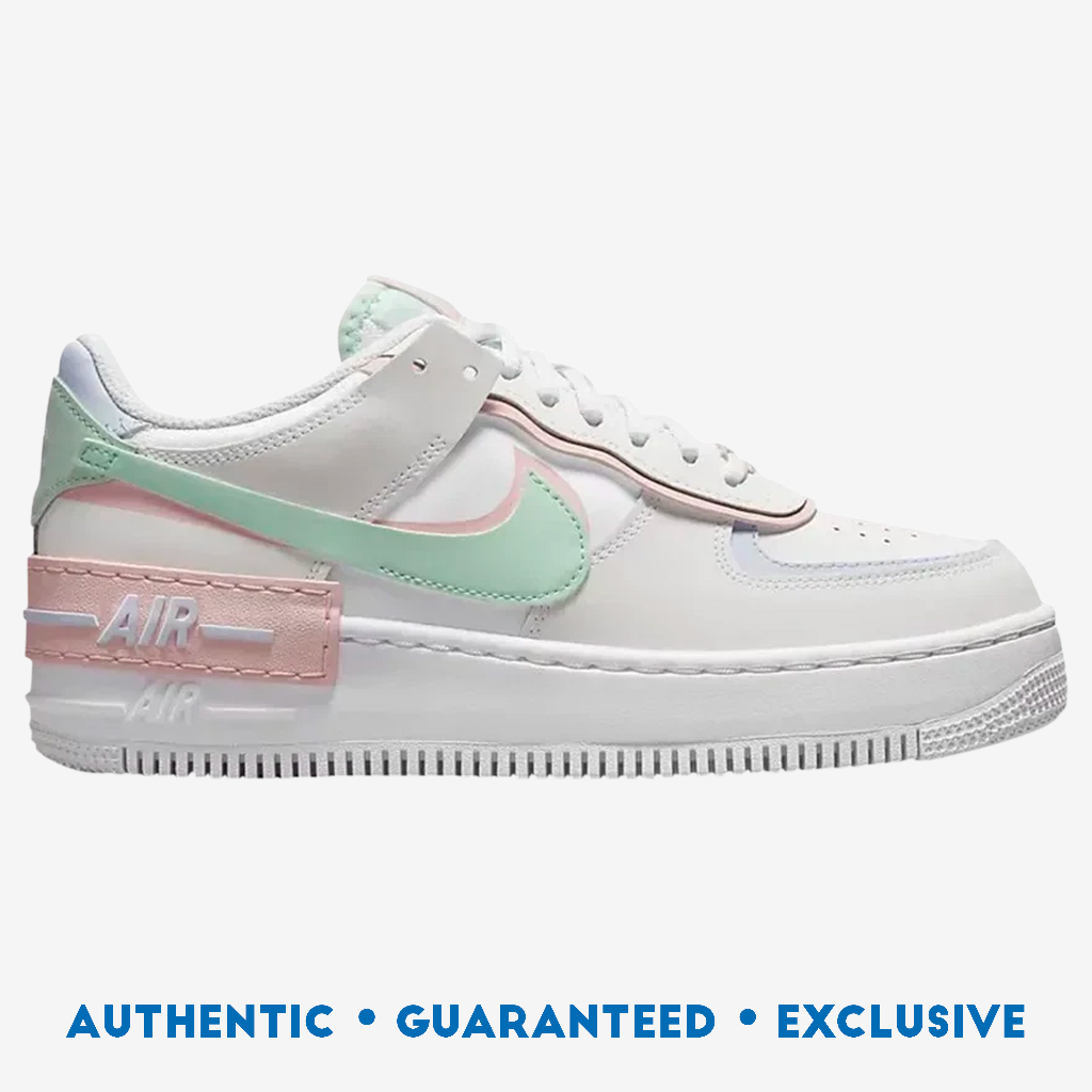Nike Air Force 1 Shadow Atmosphere Mint White Women Original Resmi