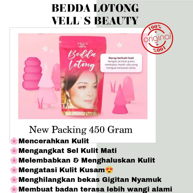 Lulur velis beauty isi 1 bungkus