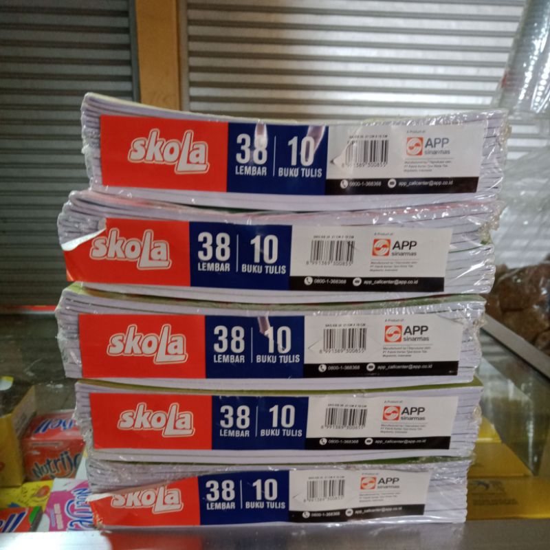 

Buku Tulis Skola 38 lembar isi 10 Buku