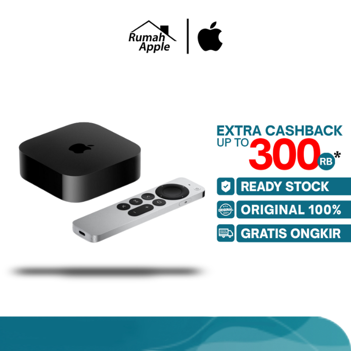 Apple TV 4K 2021 Gen 6 64GB 32GB Chip A12 Bionic Generasi 6th not Second Like New 2nd SEKEN