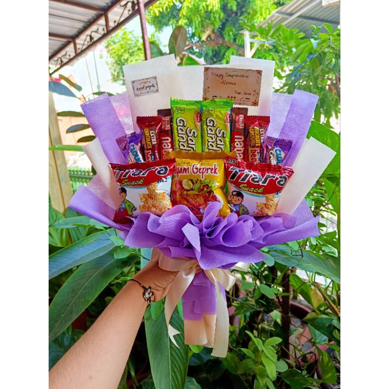 

Buket Snack Murah Bucket Snack Jajanan Buket Wisuda, Sidang, Anniversary, Ulang Tahun, Sempro, Valentine, Hari Ibu