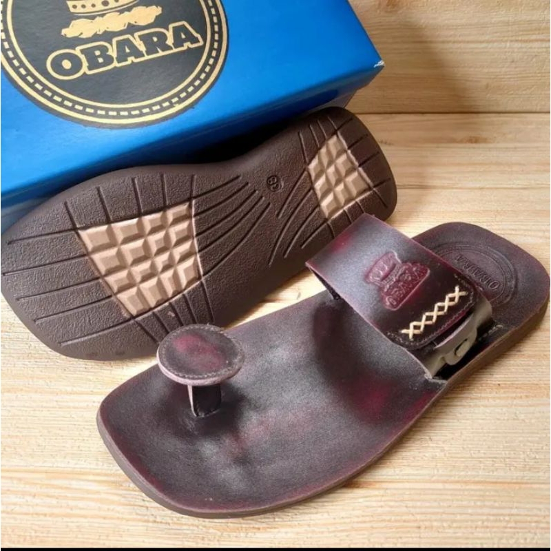 SANDAL KASUAL PRIA KULIT ASLI // SANDAL KULIT PRIA // SANDAL SLIDE PRIA ASLI KULIT