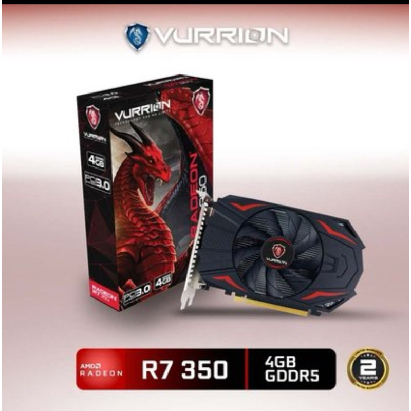VGA VURRION R7 350 4GB DDR5 128BIT GAMING VGA ORI