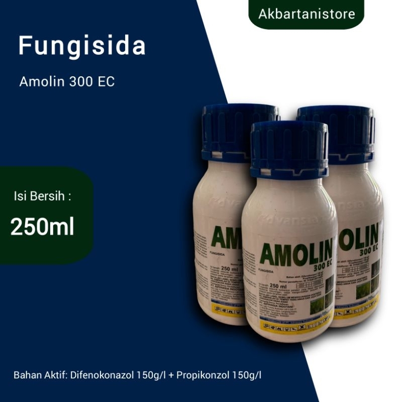 Fungisida Amolin 300ec - 250ml mengendalikan penyakit pada tanaman padi