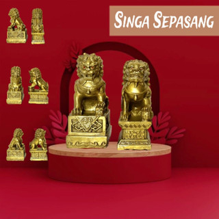 PATUNG SINGA PENJAGA SEPASANG