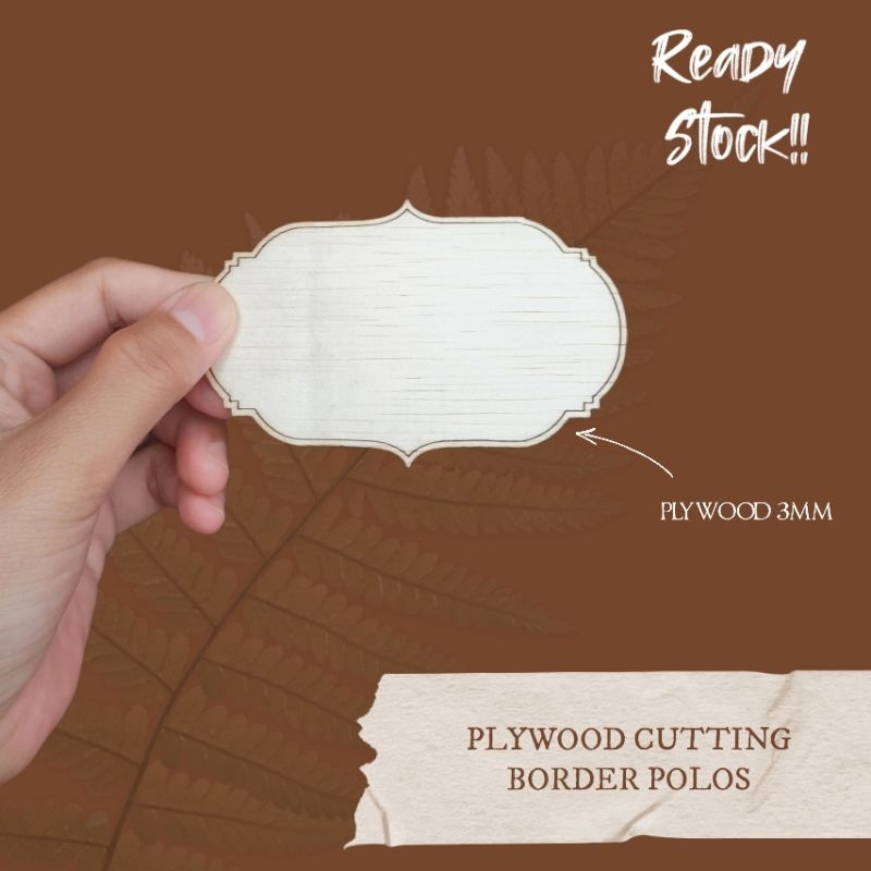 Plywood Cutting Bordir Polos