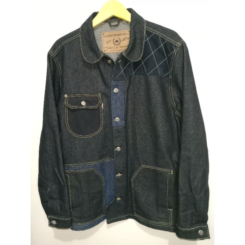 Jacket Casey jeans five Denim Corverall patchwork