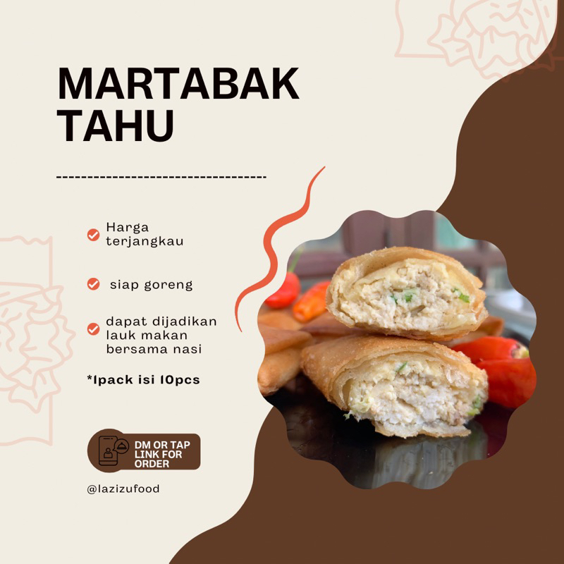 

MARTABAK TAHU PEDAS RAWIT FROZEN