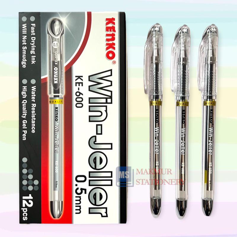 

Pulpen / Ballpoint / Pen Gell Kenko Win-Jeller KE 600 (12 Pcs)