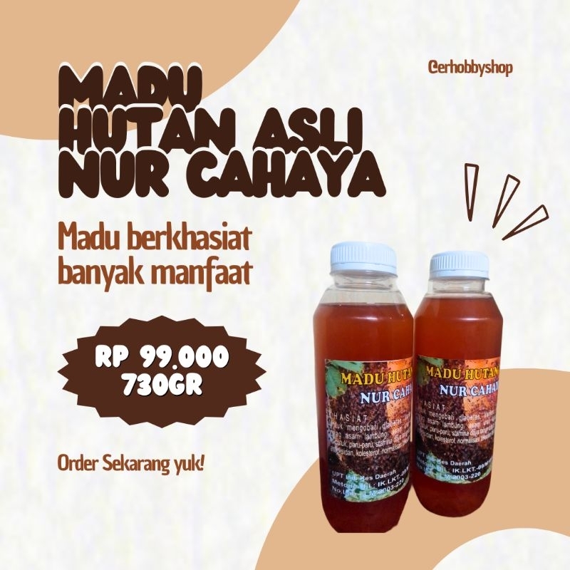 

MADU HUTAN ASLI NUR CAHAYA