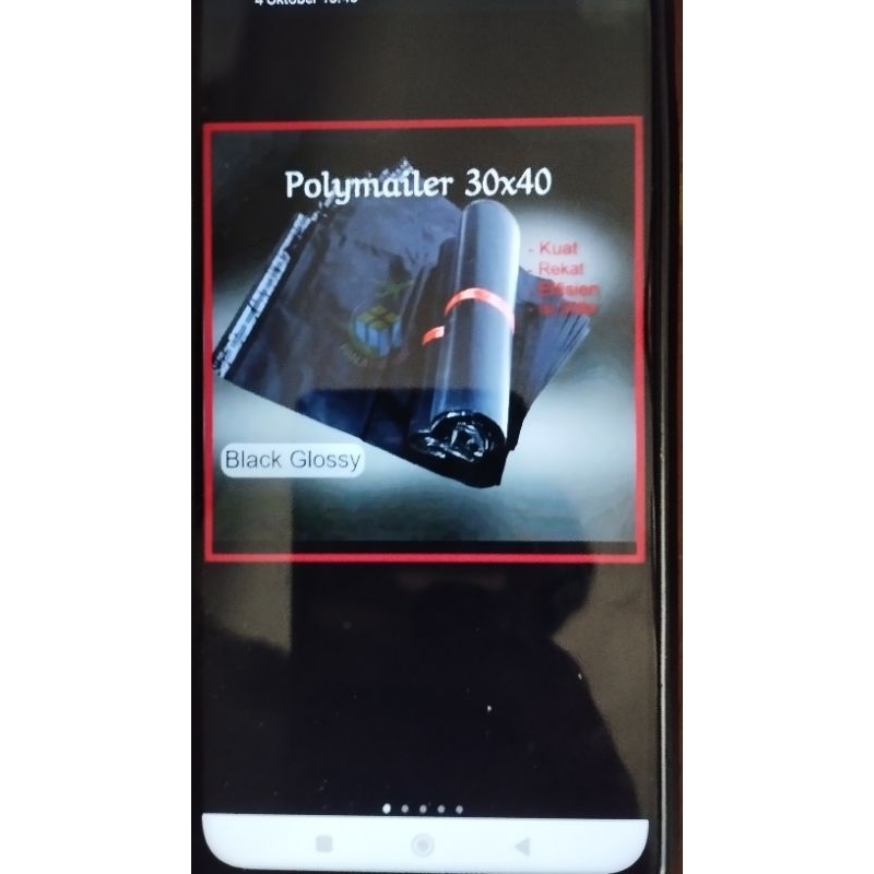 plastik packing polymailer 30x40