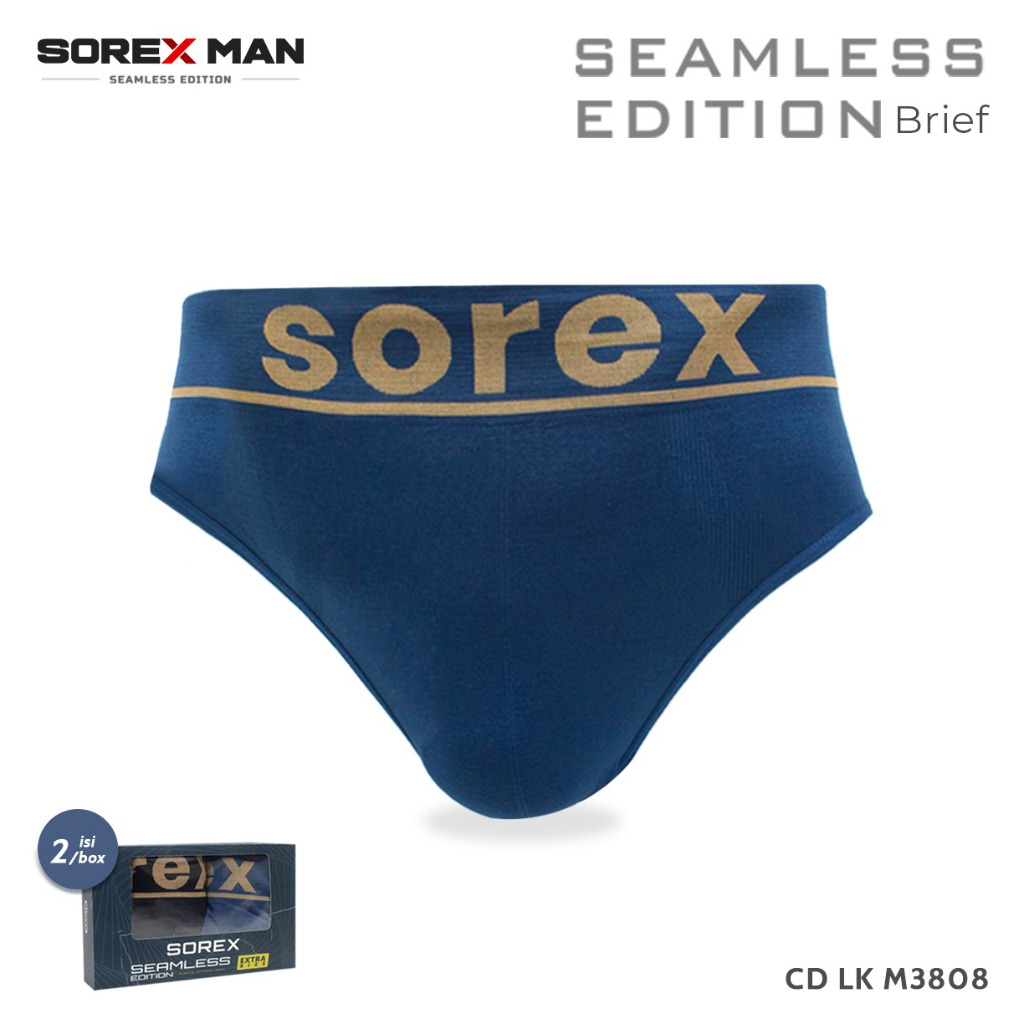 (2PCS) Sorex Man Sport Celana Dalam Seamless Extrasize XXXL-XXXXL Jumbo CDLK 3808