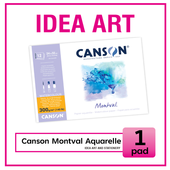 

Canson Montval Aquarelle 12s 300g 24x32 - Kertas Gambar Watercolor 200807319