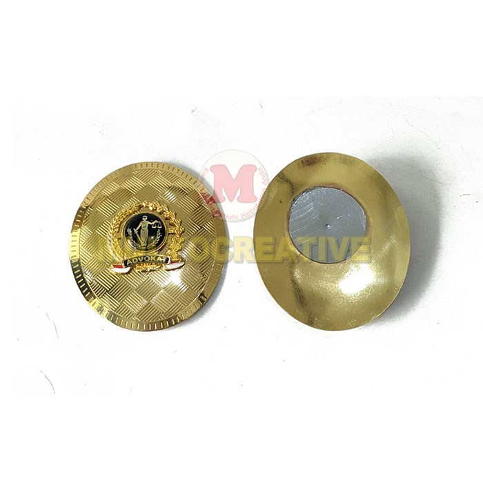 Pin Advokat Oval Besar Pin Bros Logo Advokat Besar