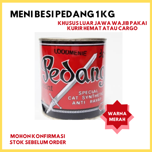 Thebettles Cat Dasar Kayu , Cat Meni Kayu Pedang 1 Kg , Meni Kayu Anti Rayap , Cat Dasar Merah