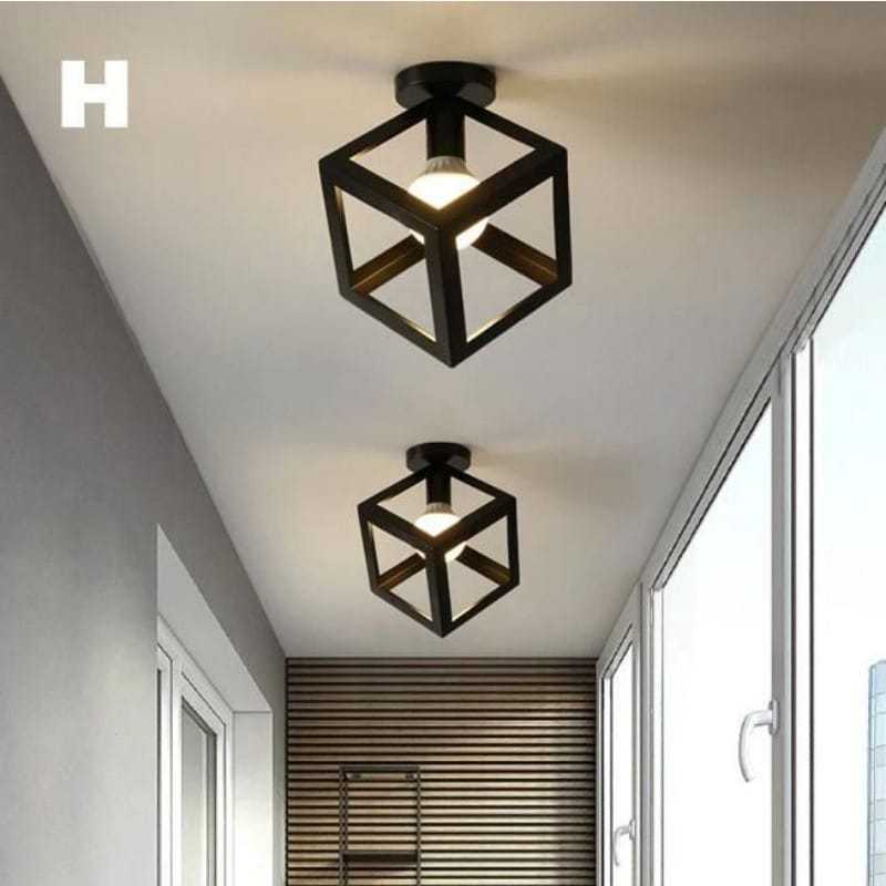 Lampu Plafon Tempel Minimalis 1 Set Hias Modern Ruang Tamu