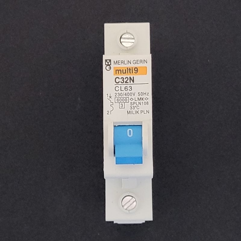 MCB MG Biru 63A 1 Phase 63 Ampere Merlin Gerin CL63