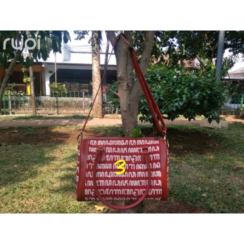 RUPI SPEEDY BAG BATIK MIX LEATHER